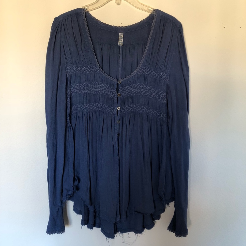 Free people blouse sz Med